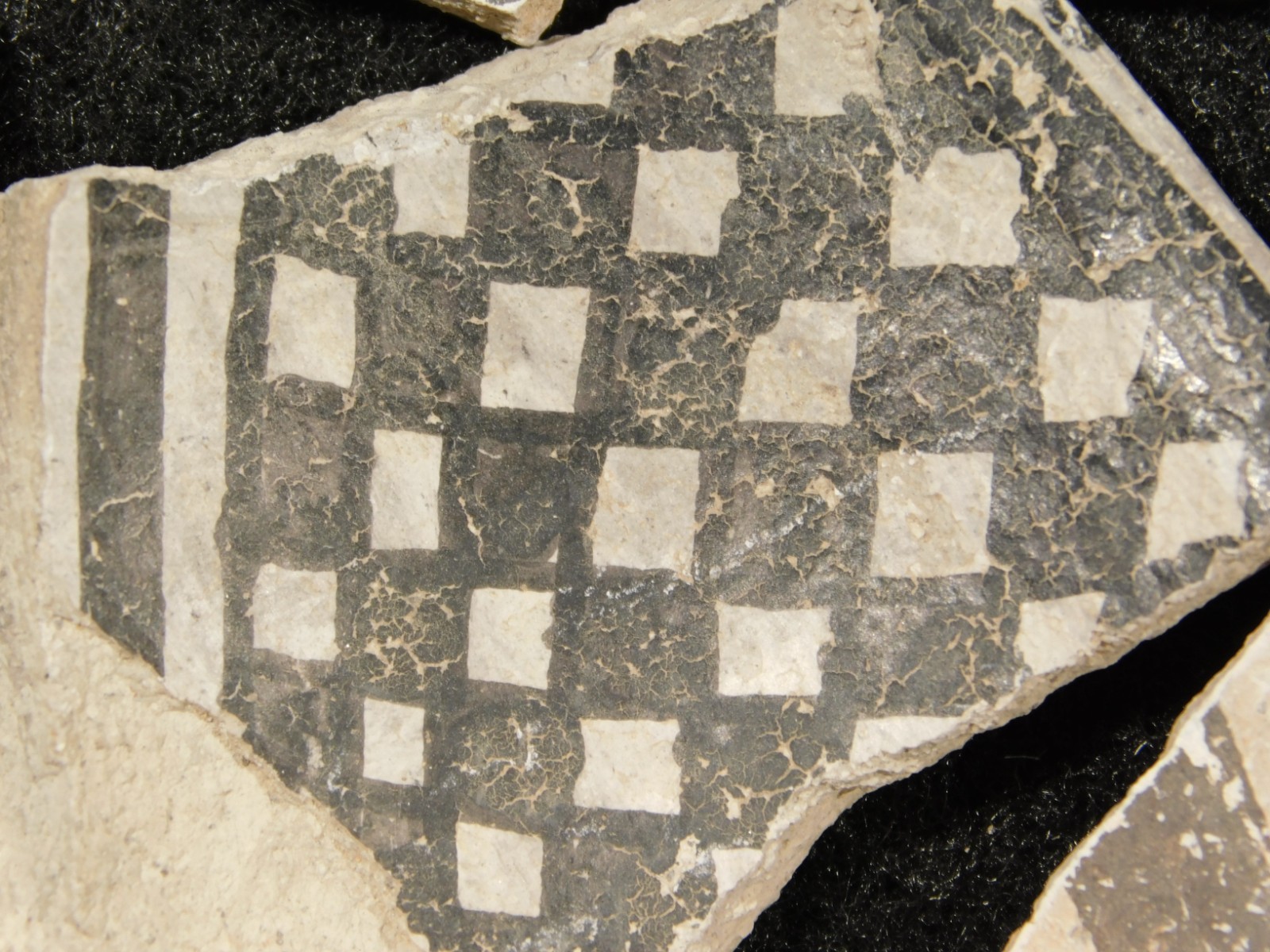 Big Lot! of ANASAZI Pottery Shards or Sherds in Wall Mountable Frame Arizona