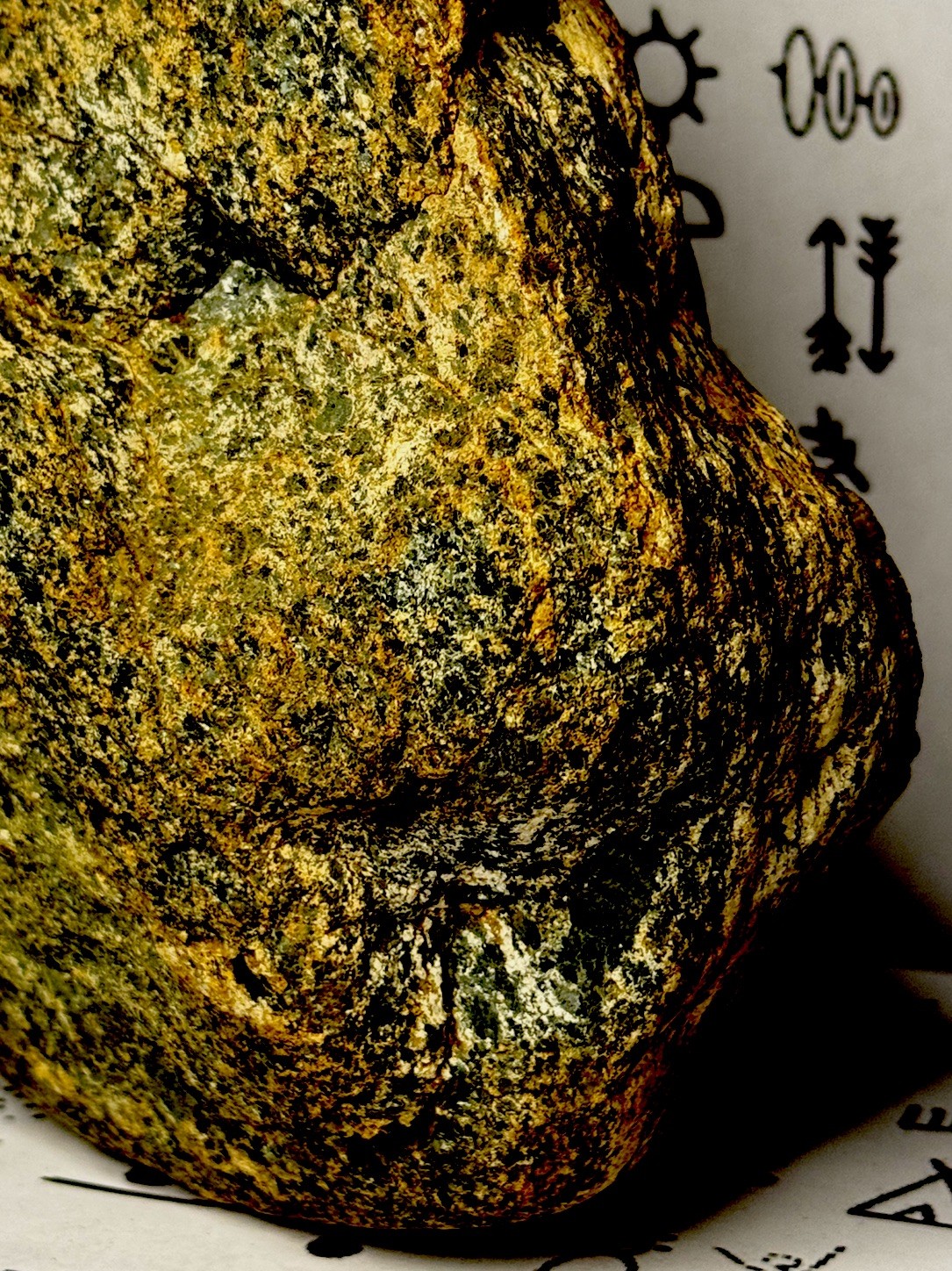 Native American Indian Authentic Artifact Stone Carved Effigy, 8 lb 2 oz • VA