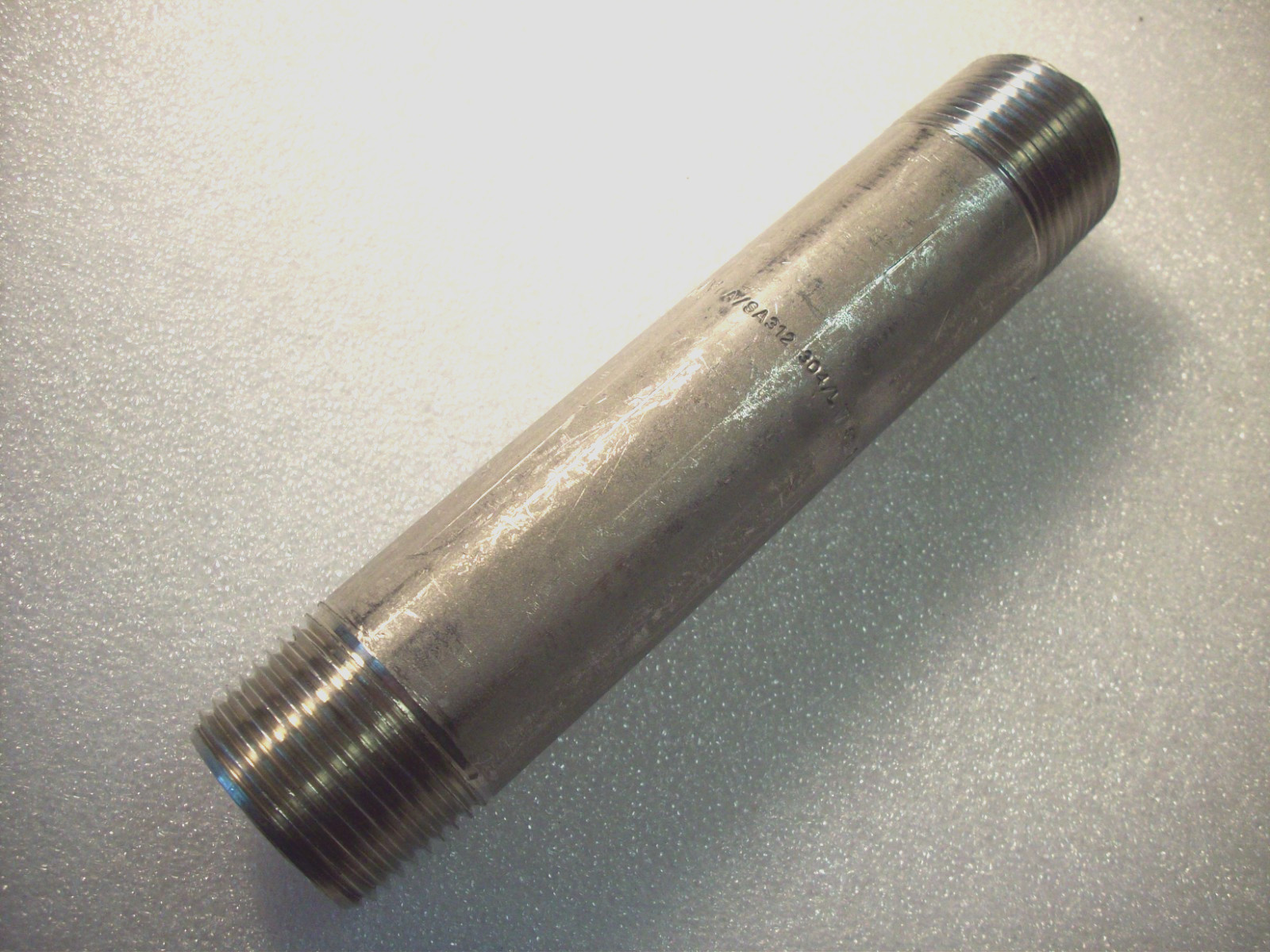 1" Mnpt X 6"  Stainless Steel 304/L  Pipe Nipple Sch 40