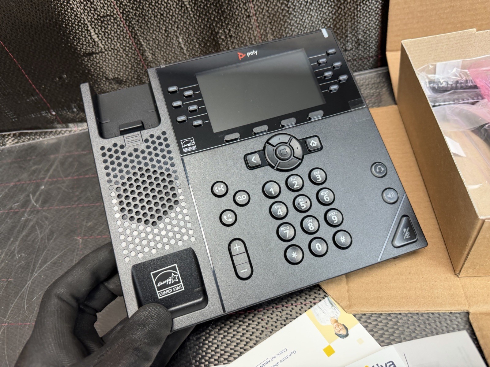 New Polycom VVX 450 w/ PWR Supply - 12-Line IP Phone PoE 2200-48840-001 ShipFast