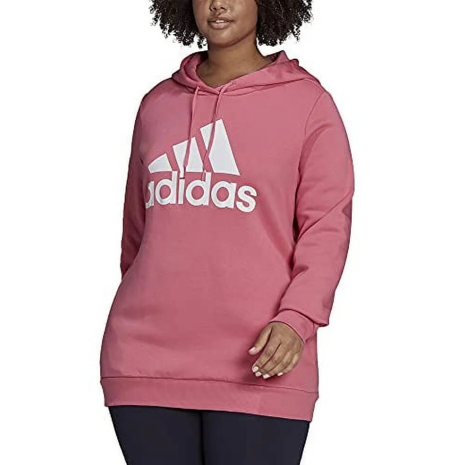 Adidas Loungewear Sweater Essentials Logo Fleece Hoodie H10140 - Pink