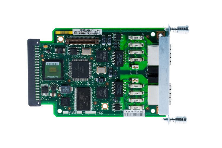 CISCO VWIC2-2MFT-T1/E1 2-Port T1/E1 Multiflex Trunk Voice WAN Interface Card