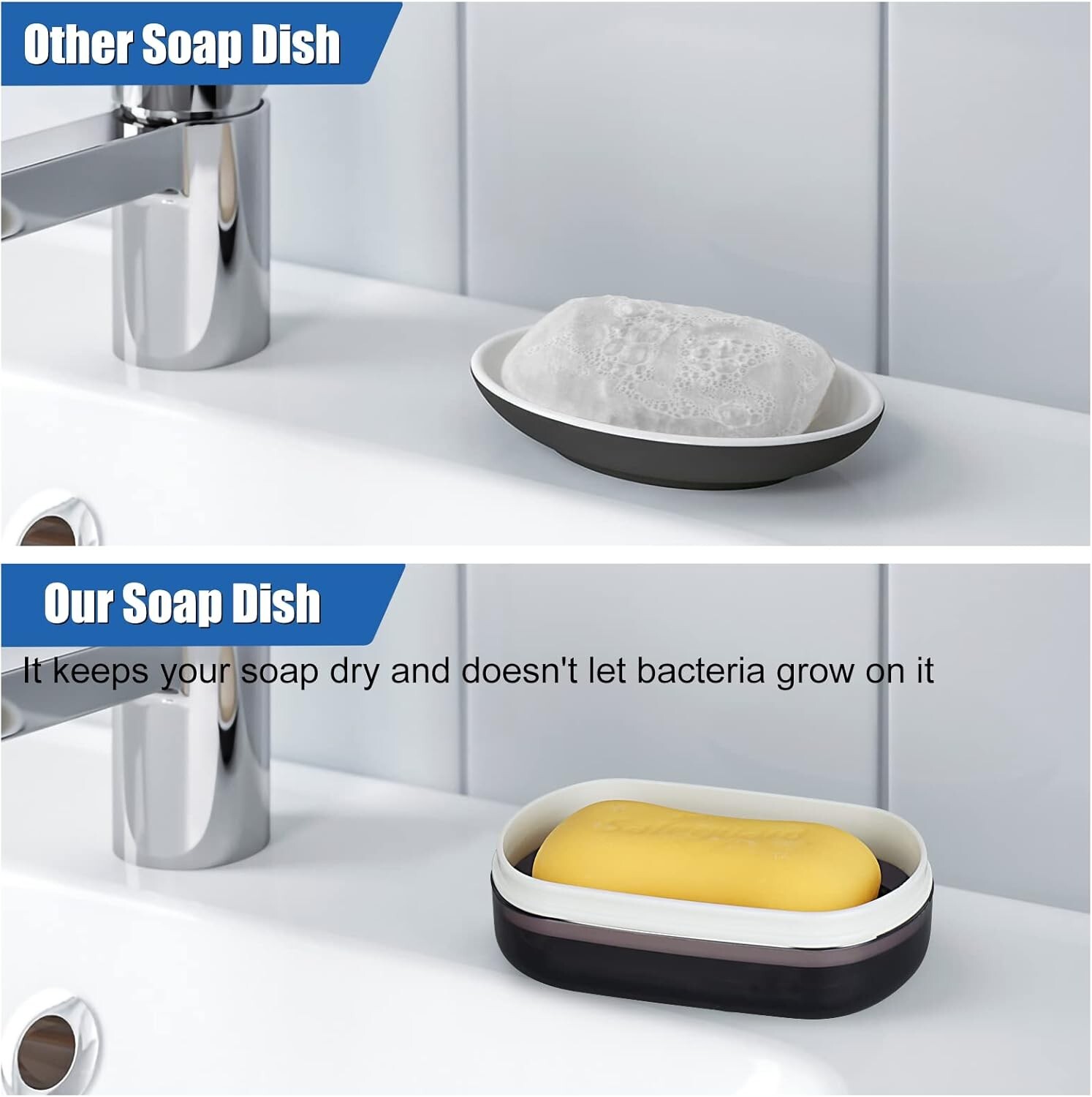 Travel Soap Container - Bar Soap Holder Box - Travel Soap Saver Case - Mens Tra