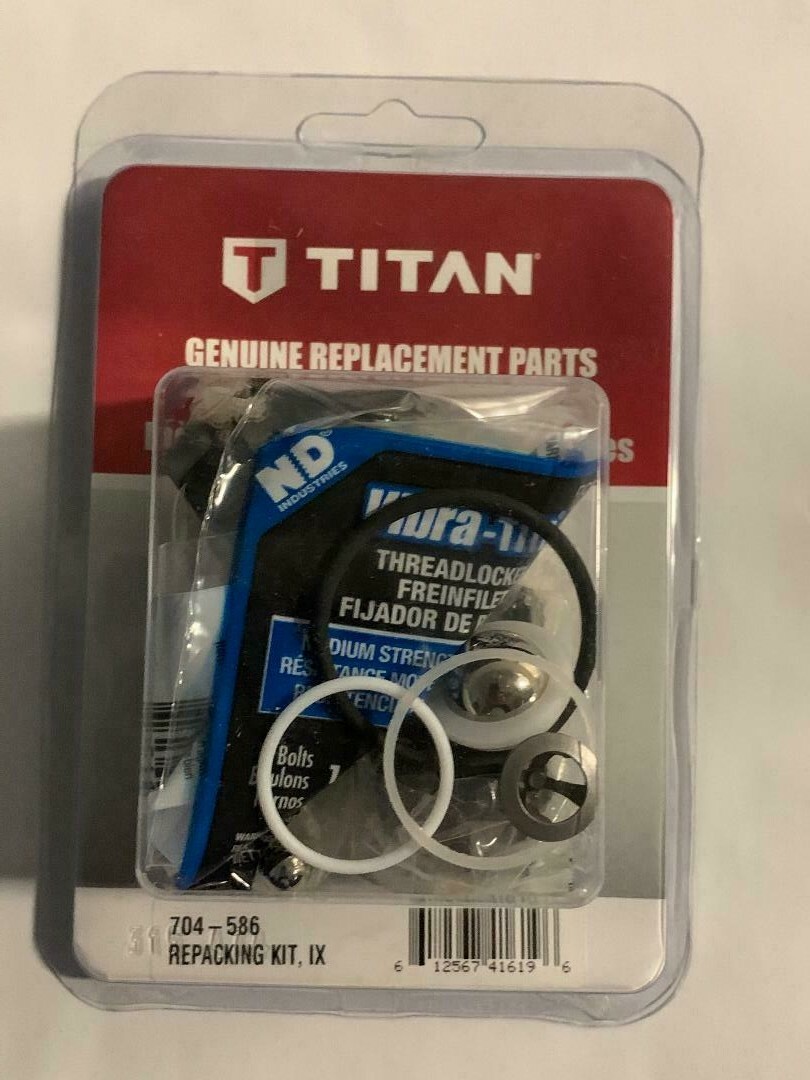 Titan Pump Repair Packing Kit 704586 704-586 OEM 440ix 540ix