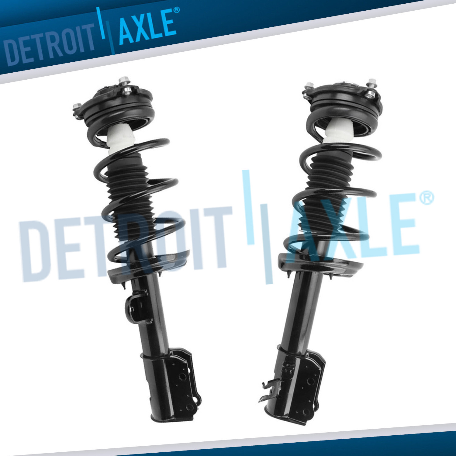 FWD Front Struts w/Coil Spring for 2017 2018 2019 2020 2021 Jeep Compass 6 Speed