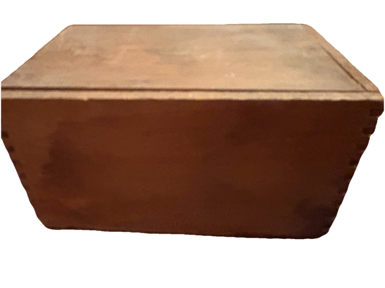 ATLANTIC White CHALK Crayon NOS WOOD Box+LID Binney & Smith Co. NY With Chalk