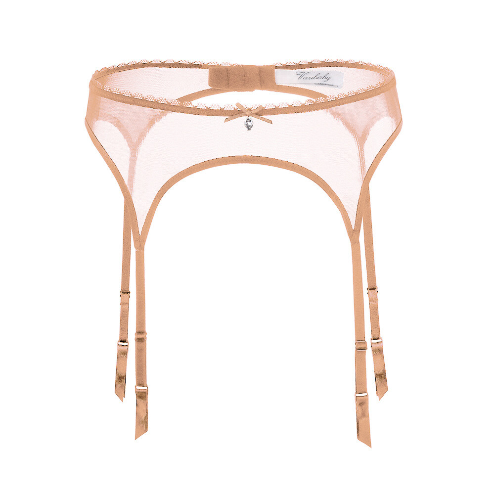 Women's Mesh Lace Garter Belt Sexy Sheer Lingerie 4 Straps Suspender Plus Size