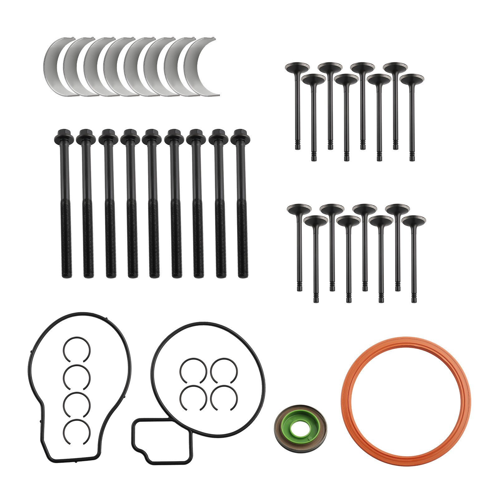 Engine Rebuild Overhaul Connecting Rod, Pistons Kit For Chevrolet Equinox 2.4L