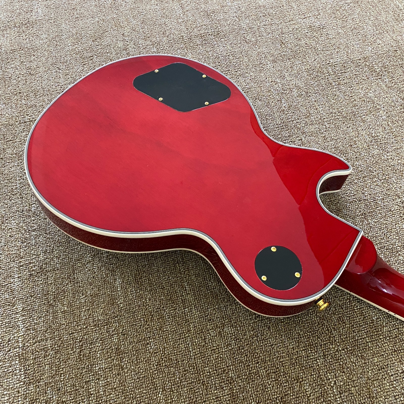 Ship from US LP Electric Guitar Mahogany Body Flame Maple Top only one