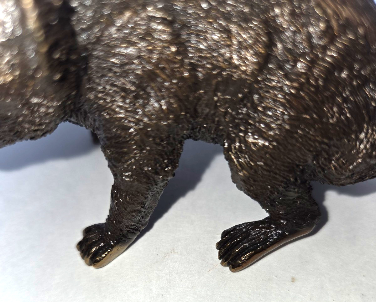 Eddie Wentorf Bronze Tasmanian Devil Sculpture Signed Art