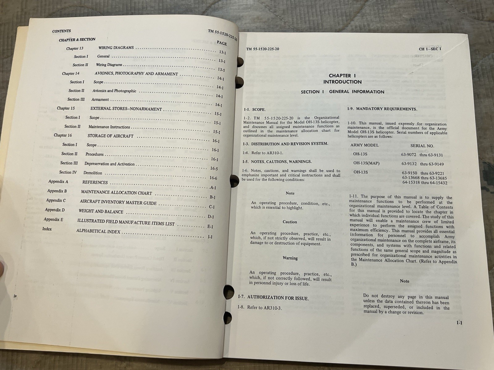 Bell Helicopter OH-13 Sioux Organizational Maintenance Manual - 1969 - Bell 47