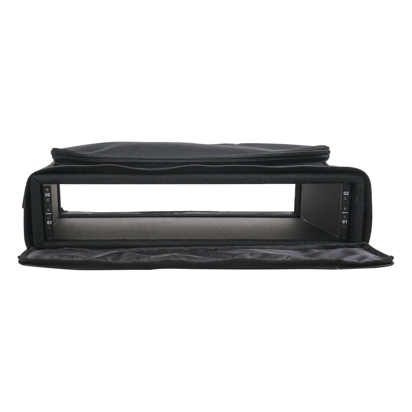 Sound Town Portable 2U Bag w/ 14" Rackable Depth, Plywood Rack Frame STRB-216B