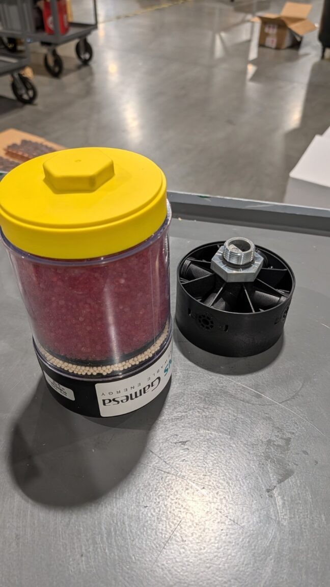 Hydac 84213990 Air Filter w/ Adapter BDE 400 X 3 W 1.0