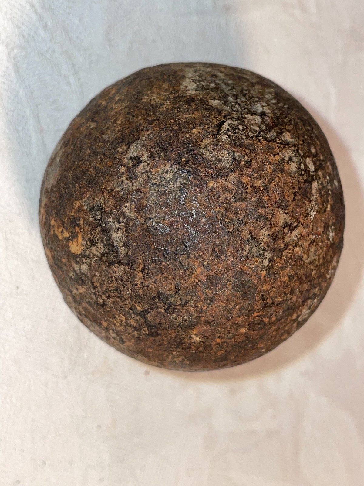 Antique Cannonball 2 5/8" Diameter 2 Pounds 6.8 Ounces
