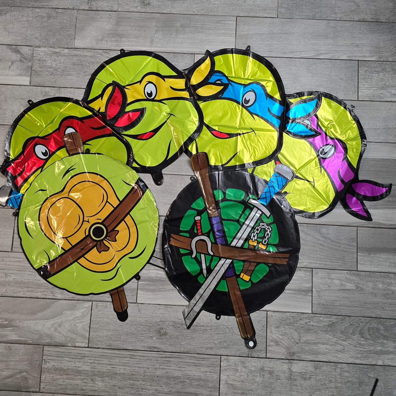 TEENAGE MUTANT NINJA TURTLES foil balloon birthday party supplies decoration