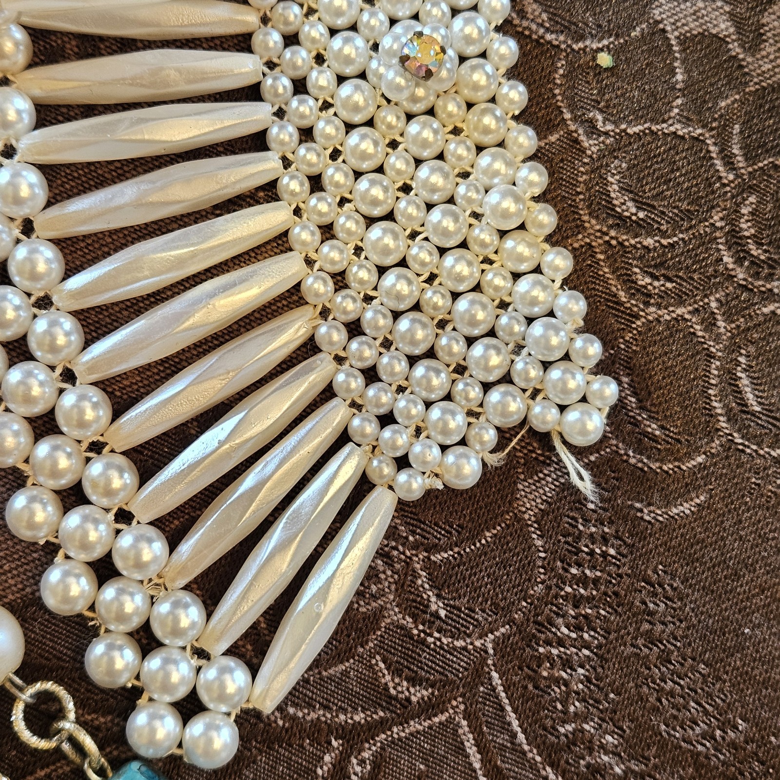 Lot Of 12 Vintage Jewelry Marked Hong Kong. 5 Necklaces 6 Pair Of Earrings And