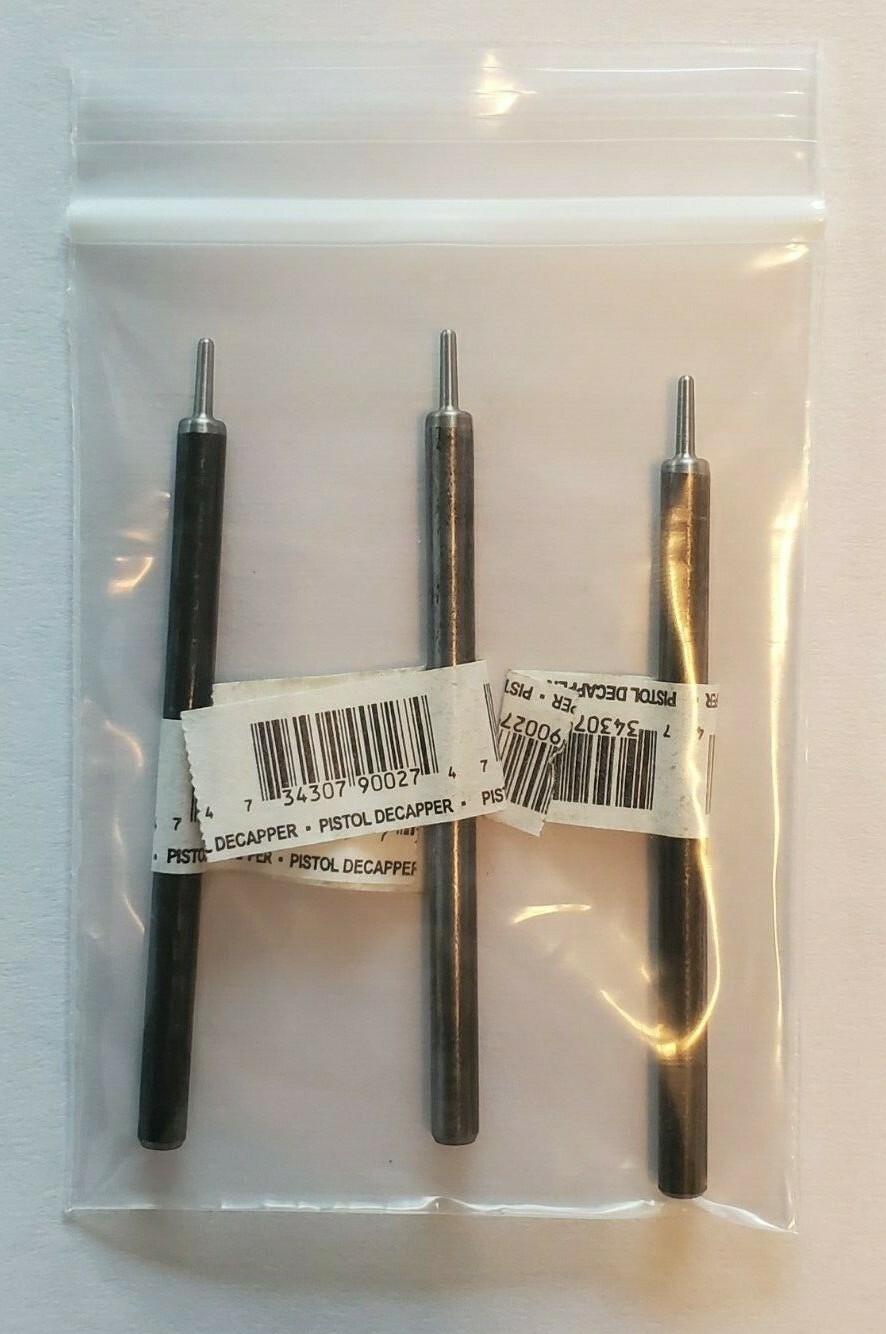 LEE 90027 / SD2167 Pistol Resizing Die Decapping Pins 3-Pack *Fast Shipping*