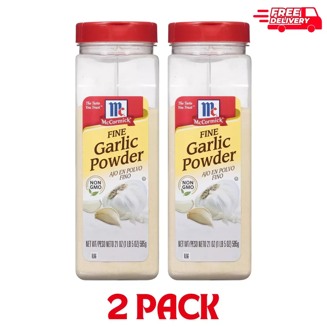 New McCormick Fine Garlic Powder, 21 oz (Pack Of 2)