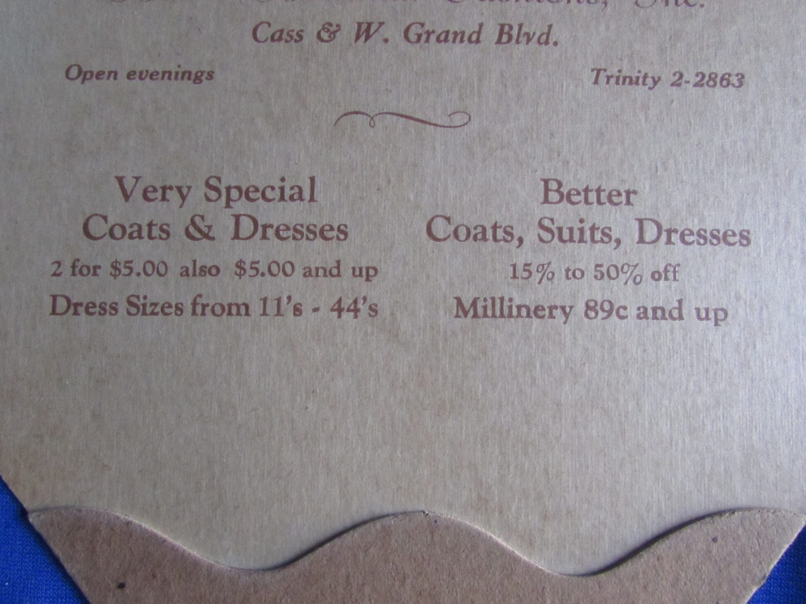 Antique 1920s Advertising Hand Fan Beauty Queen Chicago Store