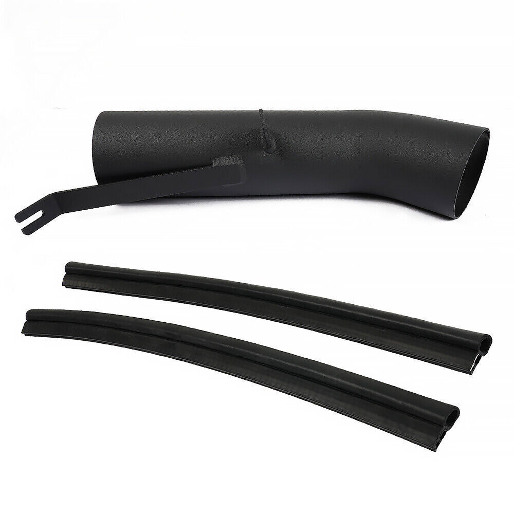 4" Black Cold Air Intake+Heat Shield Kit For 99-06 GMC/Chevy V8 4.8L/5.3L/6.0L