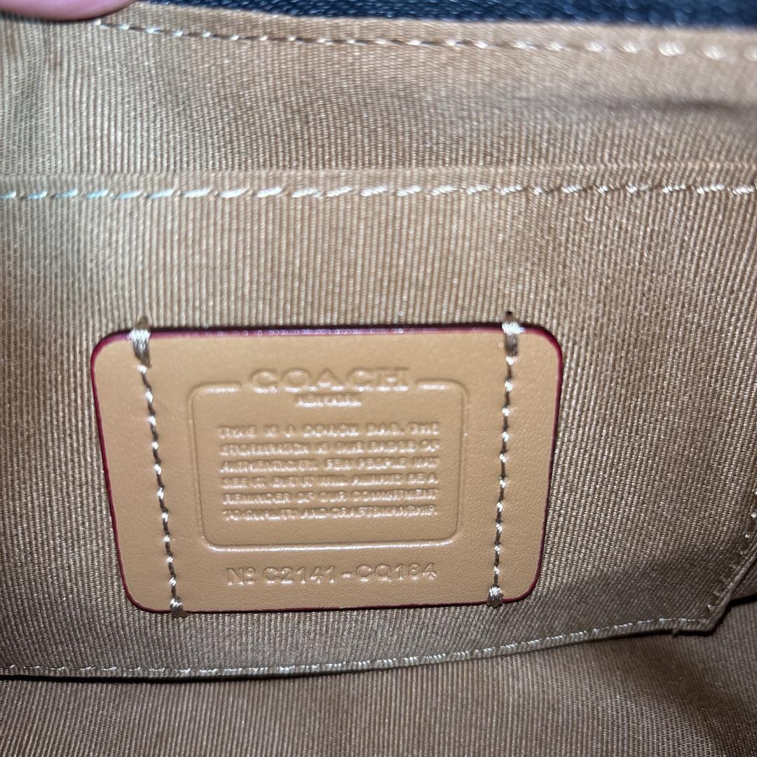 COACH CQ184 Ashton Baguette Signature Denim Handbag Shoulder Bag Women BRAND NEW