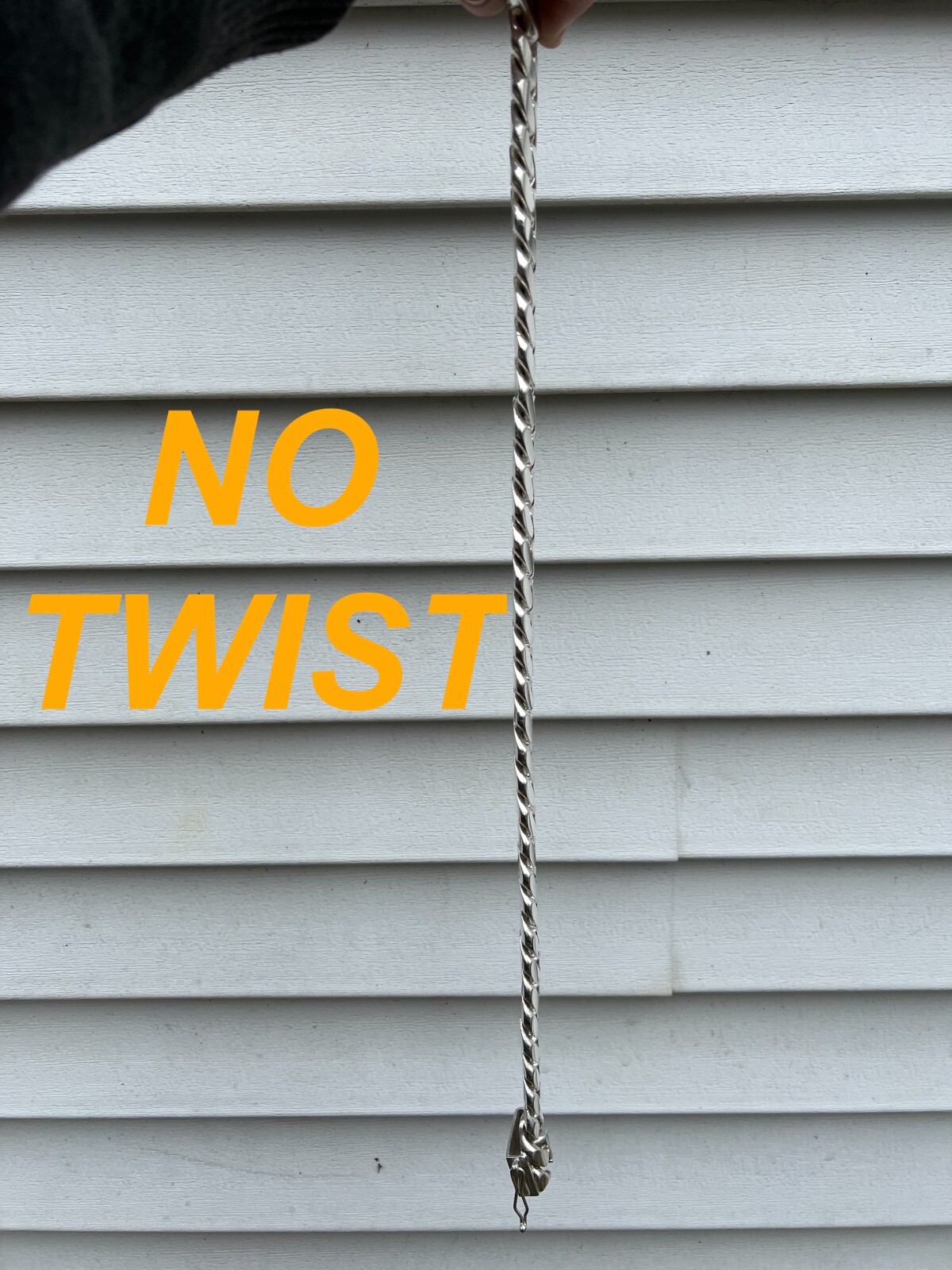 Real Handmade Tight Link Miami Cuban Chain Bracelet or Necklace in 999 Silver