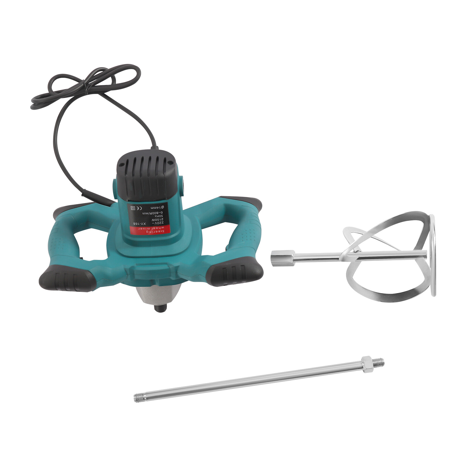 NEW 2100W Electric 6 Speed Mixing Drill Plaster Mortar Mixer Concrete Mixer US