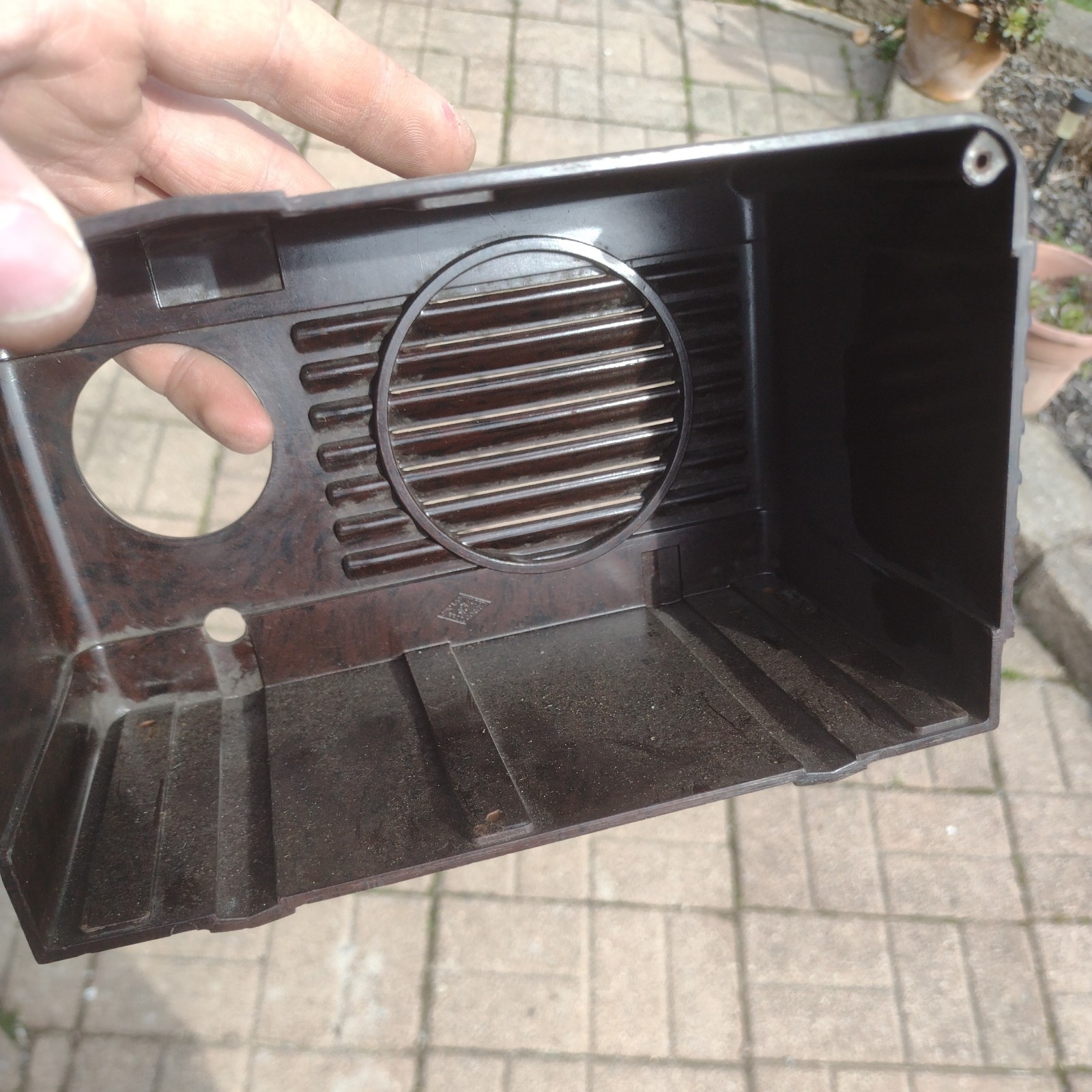 Antique 1930s Detrola Pee Wee Tube Radio Case.