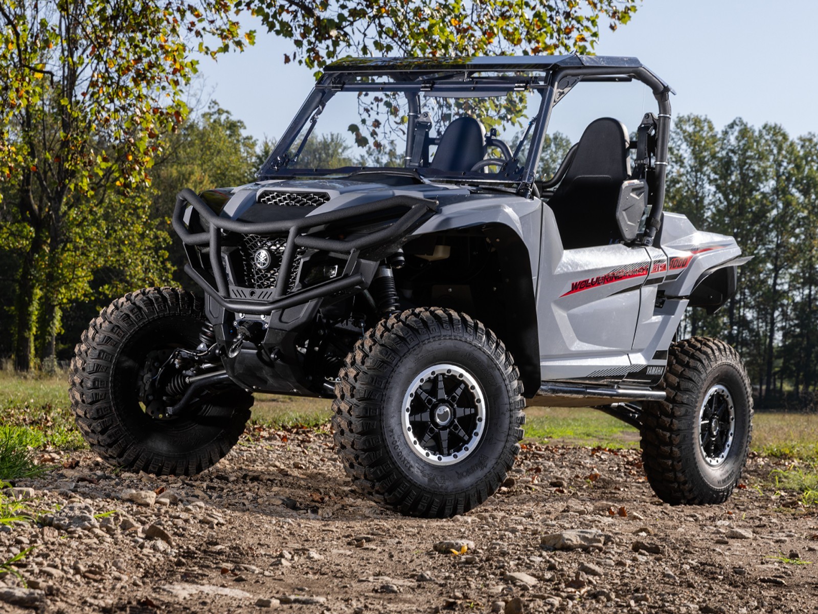 SuperATV Scratch Resistant Flip Windshield for Yamaha Wolverine X2/2021+