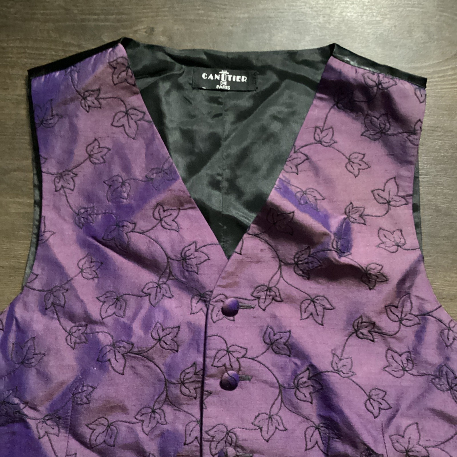 Canotier Mens Vest & Tie Size One Size