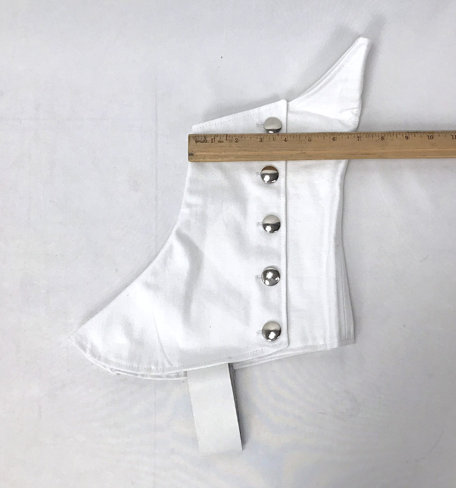 White Spatterdashes with Peaked Rear