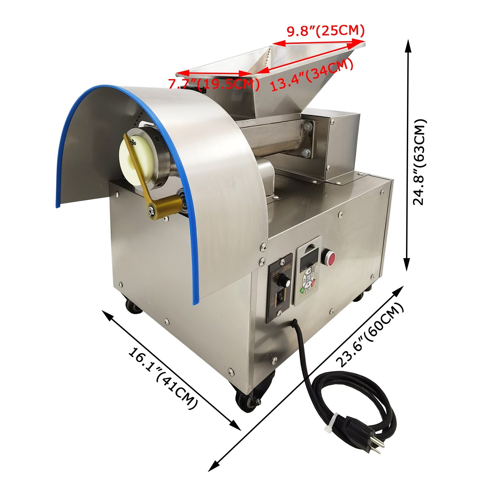 Small Commercial Dough Dispenser Machine 1-300g Electric Dough Cutter