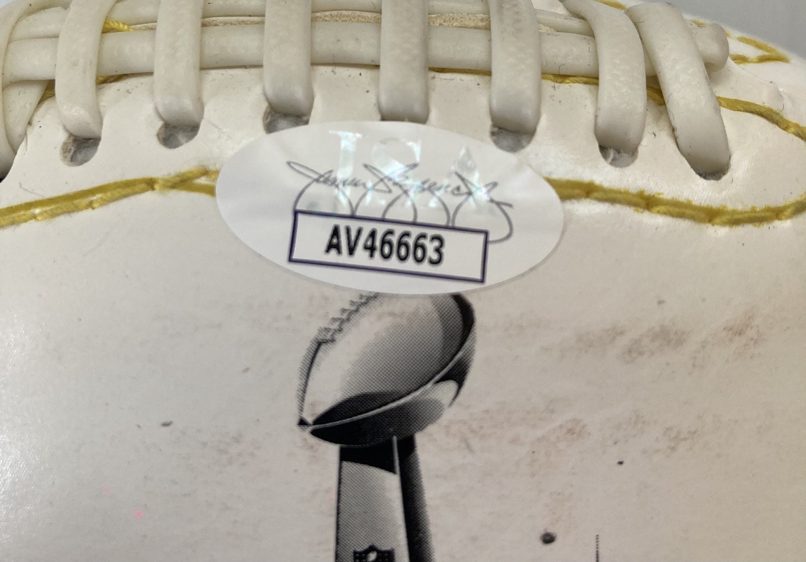 Boomer Esiason Signed Autograph Super Bowl XLVIII Mini Football - JSA - FREE S&H