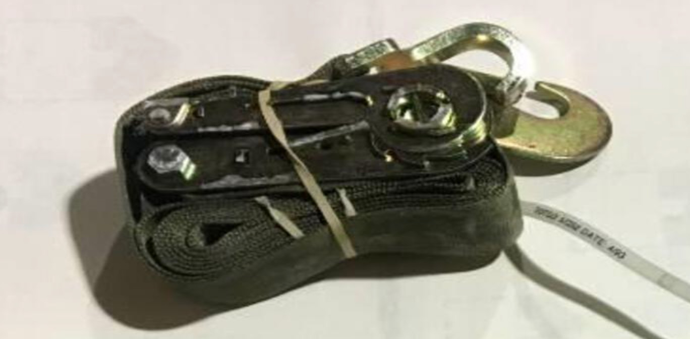 10 Foot X 1.75 Inch US Military Ratchet Strap Cargo Tie Down Strap, Commercial