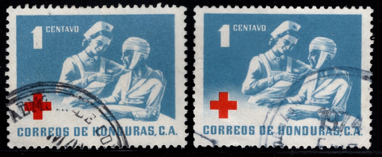 Centsational- EFO Honduras SN HN RA8 1969 - Color Changeling (Red Cross Color)