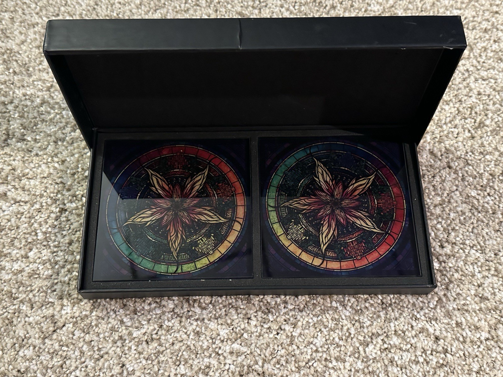 Dragonsteel Stormlight Archive  Stained Glass Coasters Brandon Sanderson Cosmere