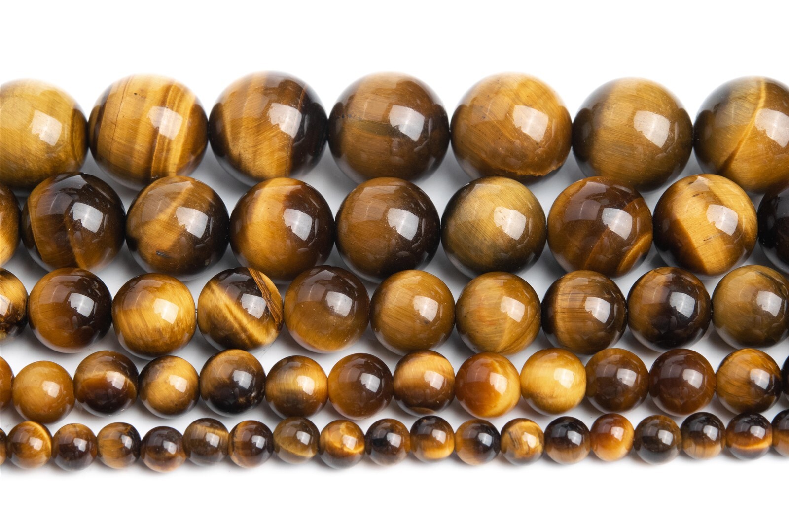Natural Yellow Tiger Eye Beads Grade AAA Round Loose Beads 4/6/8/10/12MM