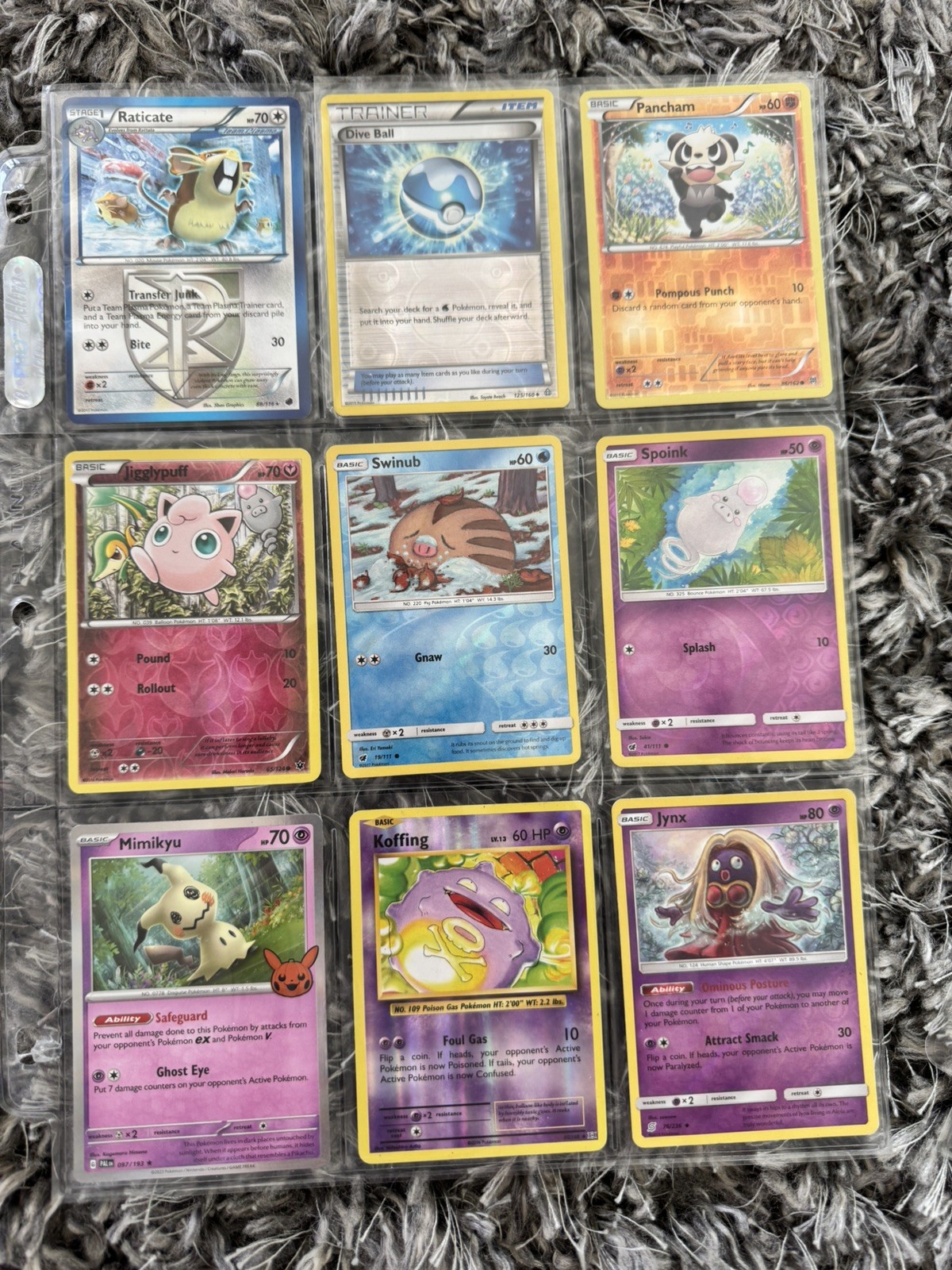 Binder Full 117 Pokemon Cards WOTC Vintage HOLO/ Rev Collection Lot Charizard