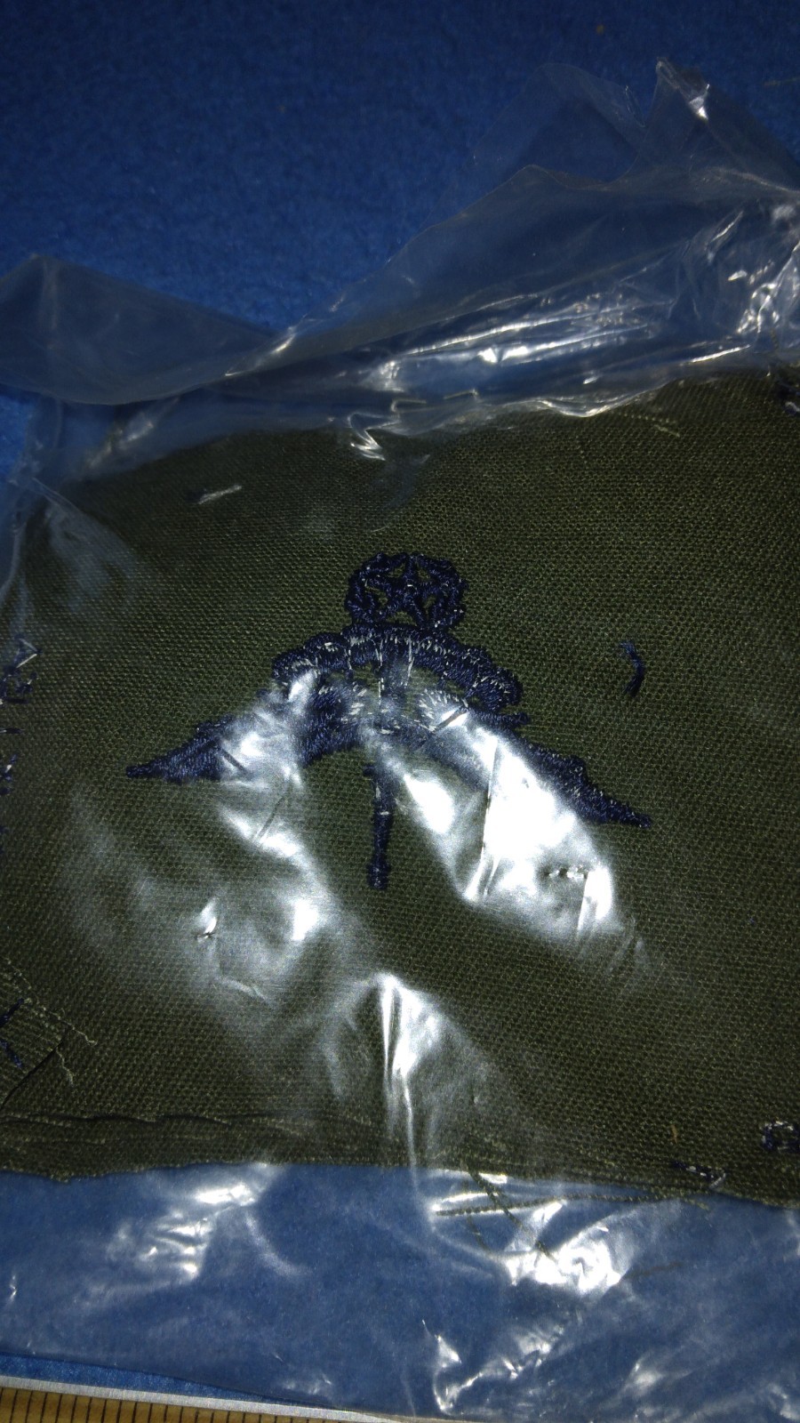 BUNDLE OF 20 - U.S.AIR FORCE SUBDUED BLUE HALO MASTER Badge Sew-On PATCHES - NEW