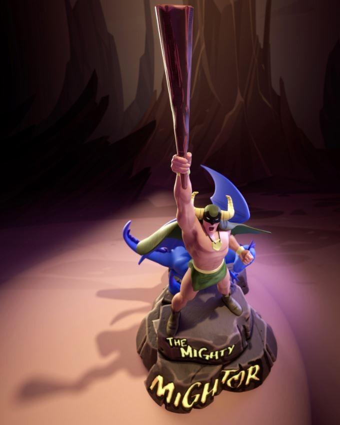 UNPAINTED Mighty Mightor Moby Dick 3D Printed Model Kit UW