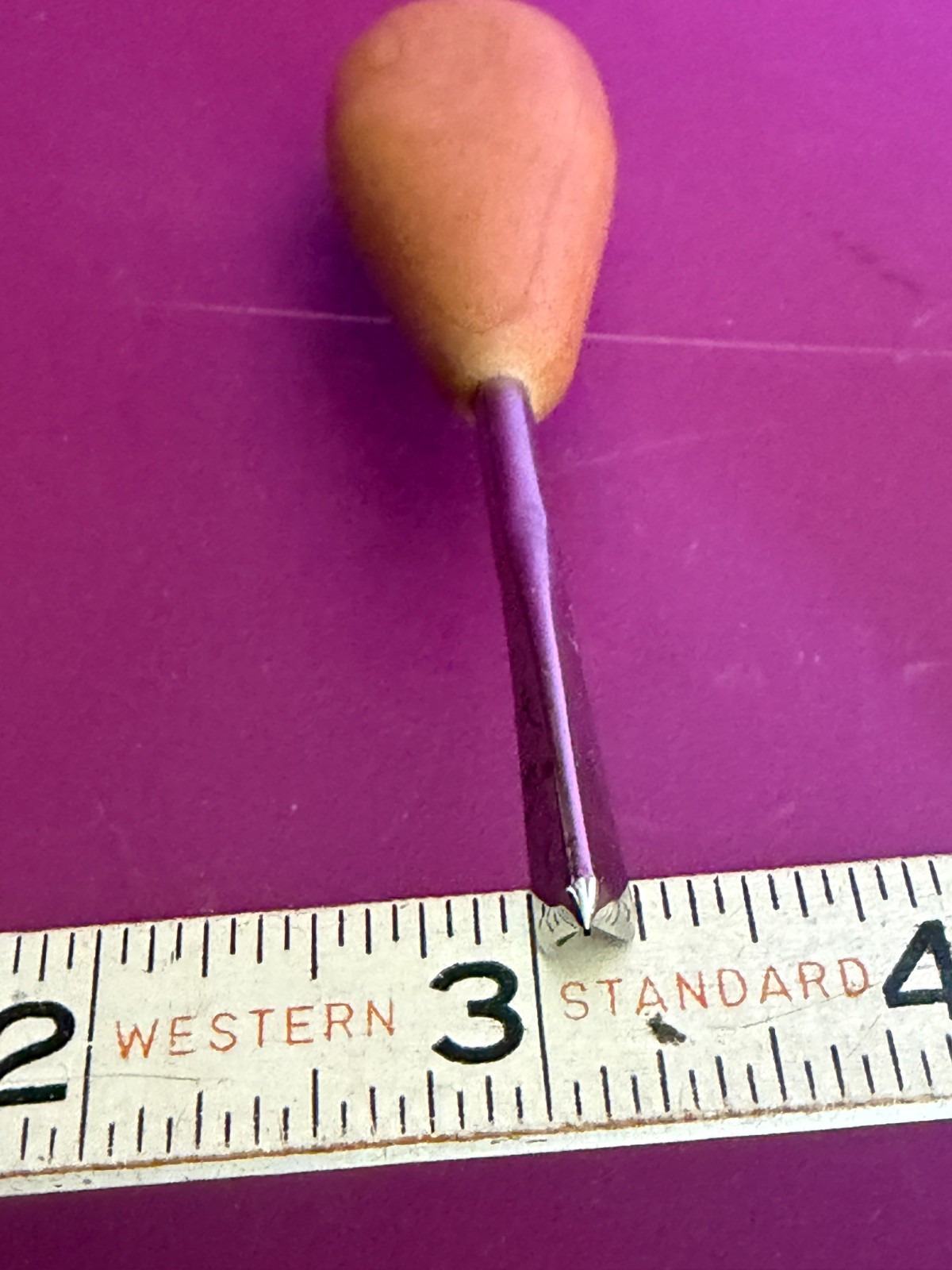 RARE Diobsud Forge 3/16" Wide No. 43 Short Bent 5mm V-Tool In VGC!