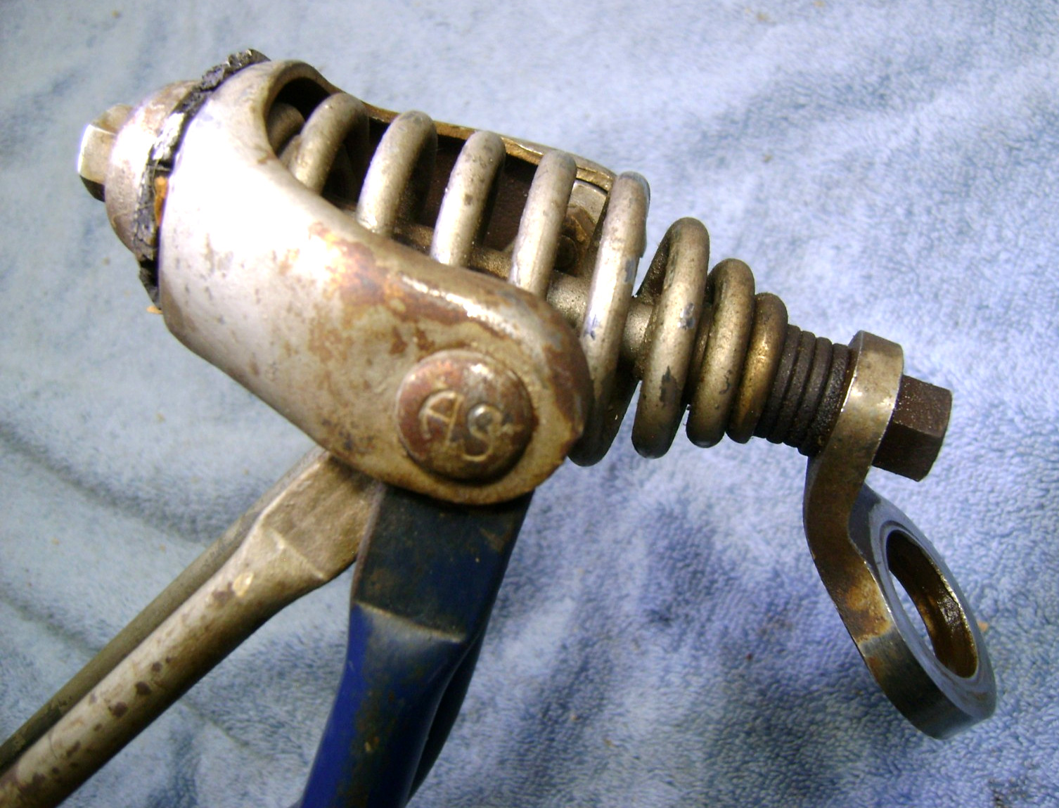 Original Schwinn 26" Springer Fork, with Key Lock, But NO Key