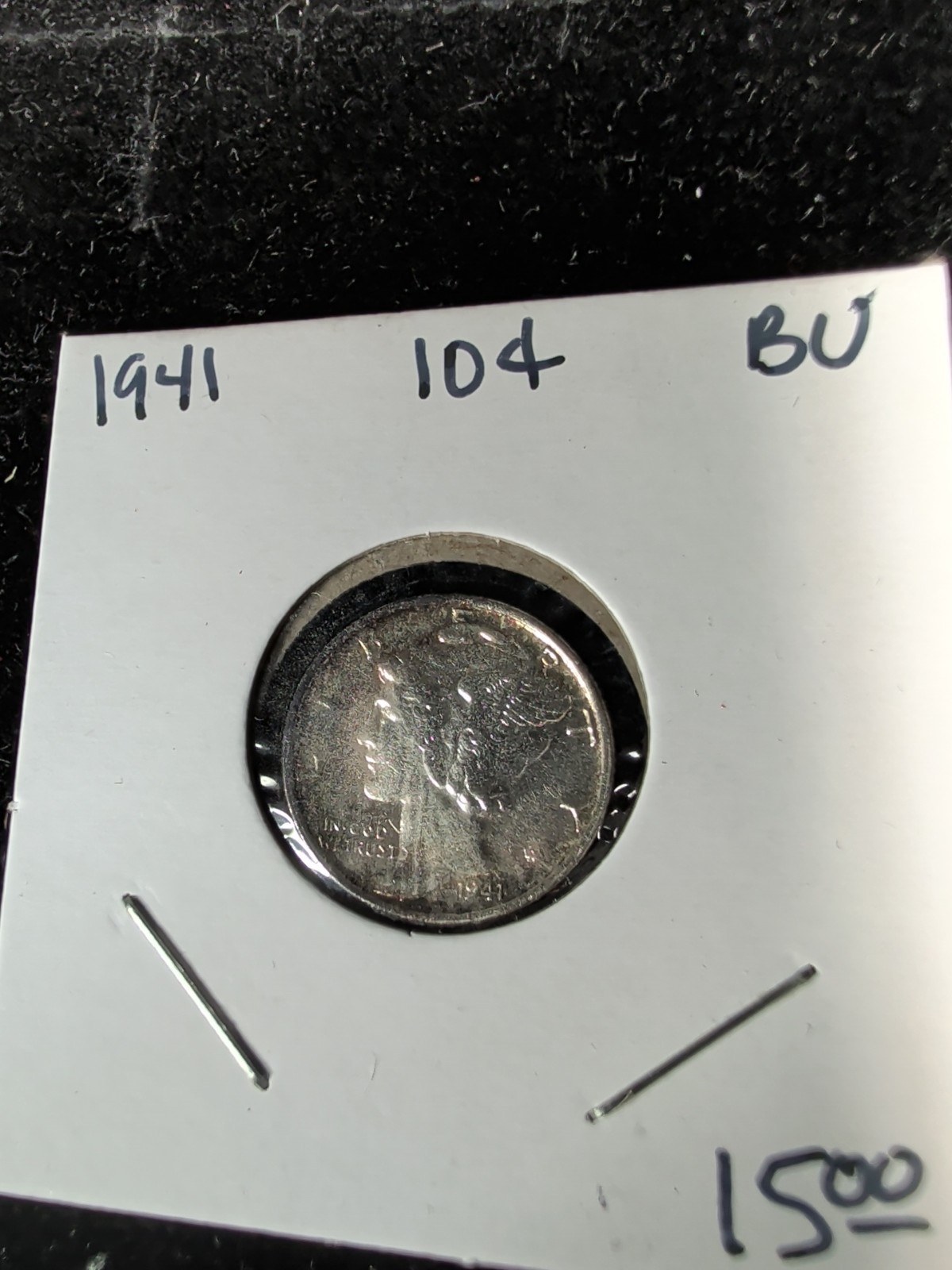 1941 10C Mercury Dime Uncirculated