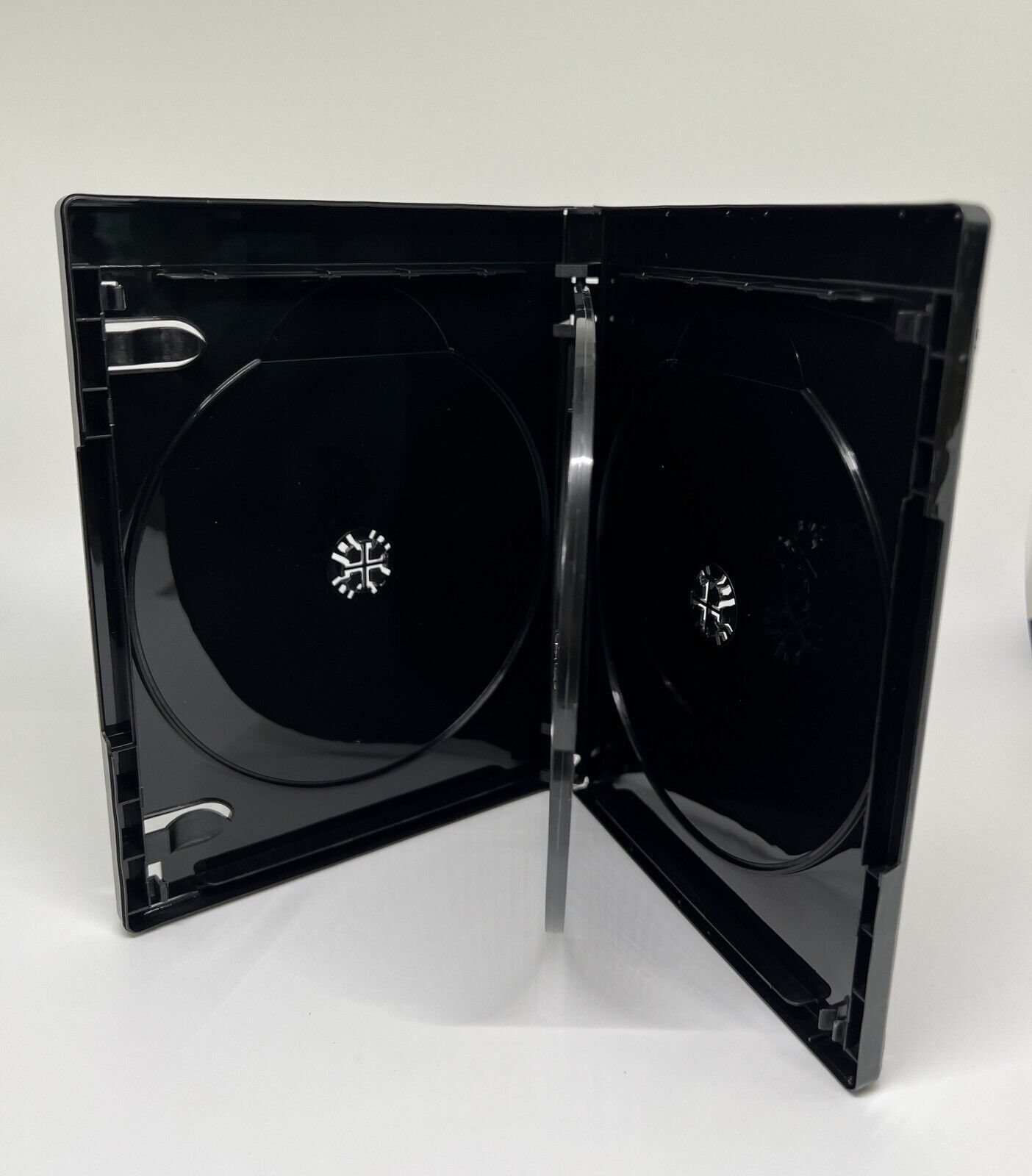 NEW 15mm 4K ULTRA HD BLACK 4-DISC CASE, BOOKLET CLIPS, SLEEVE, PS4-15MM UHD(O23)