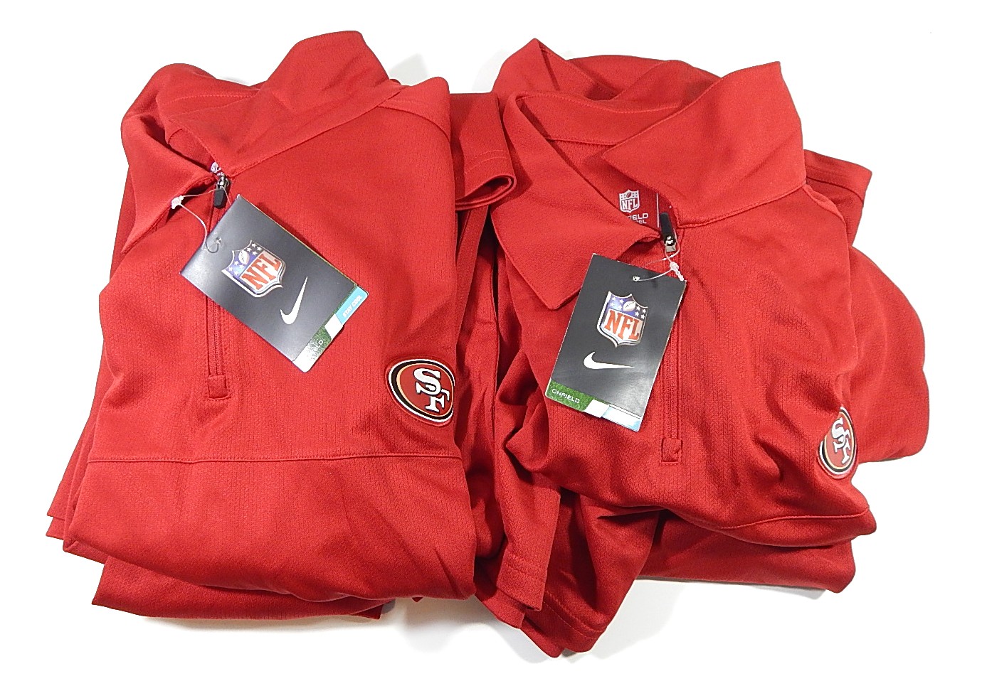 Lot of (19) San Francisco 49'ers Team Issued Golf Shirts Pants Jacket Nike L-3XL