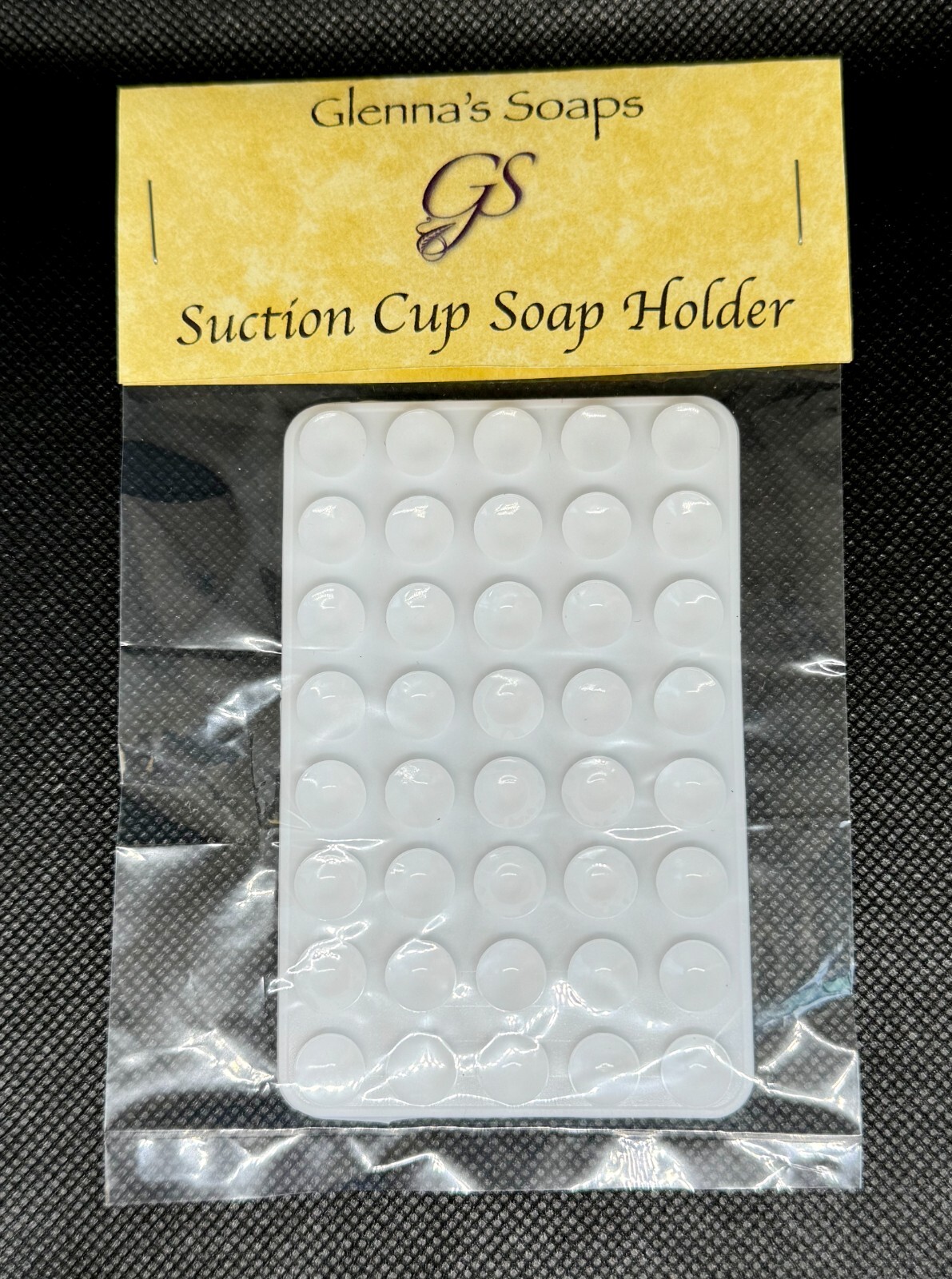 Suction Cup Soap Holder | New | White | 4in x 2.5in | Double Sided Suction