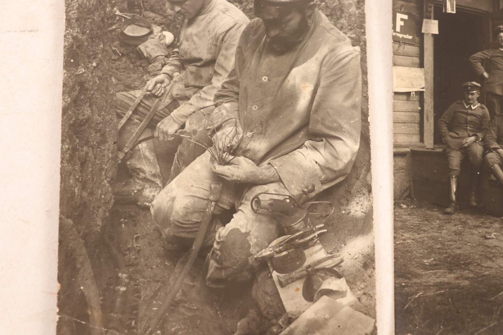 WW1 German Lot of 2 Real Picture Post Cards- p493