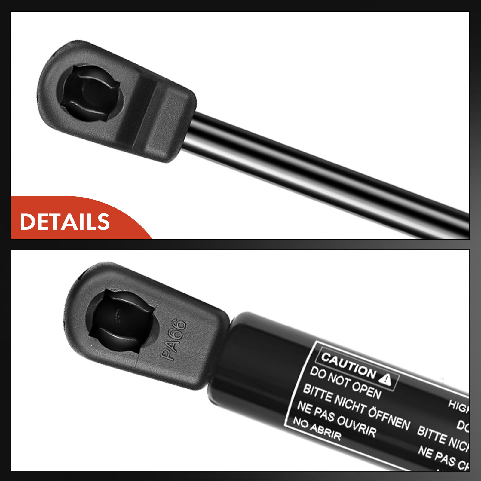 2x Front Hood Lift Supports Struts for Nissan Armada Titan 04-15 Pathfinder 4182