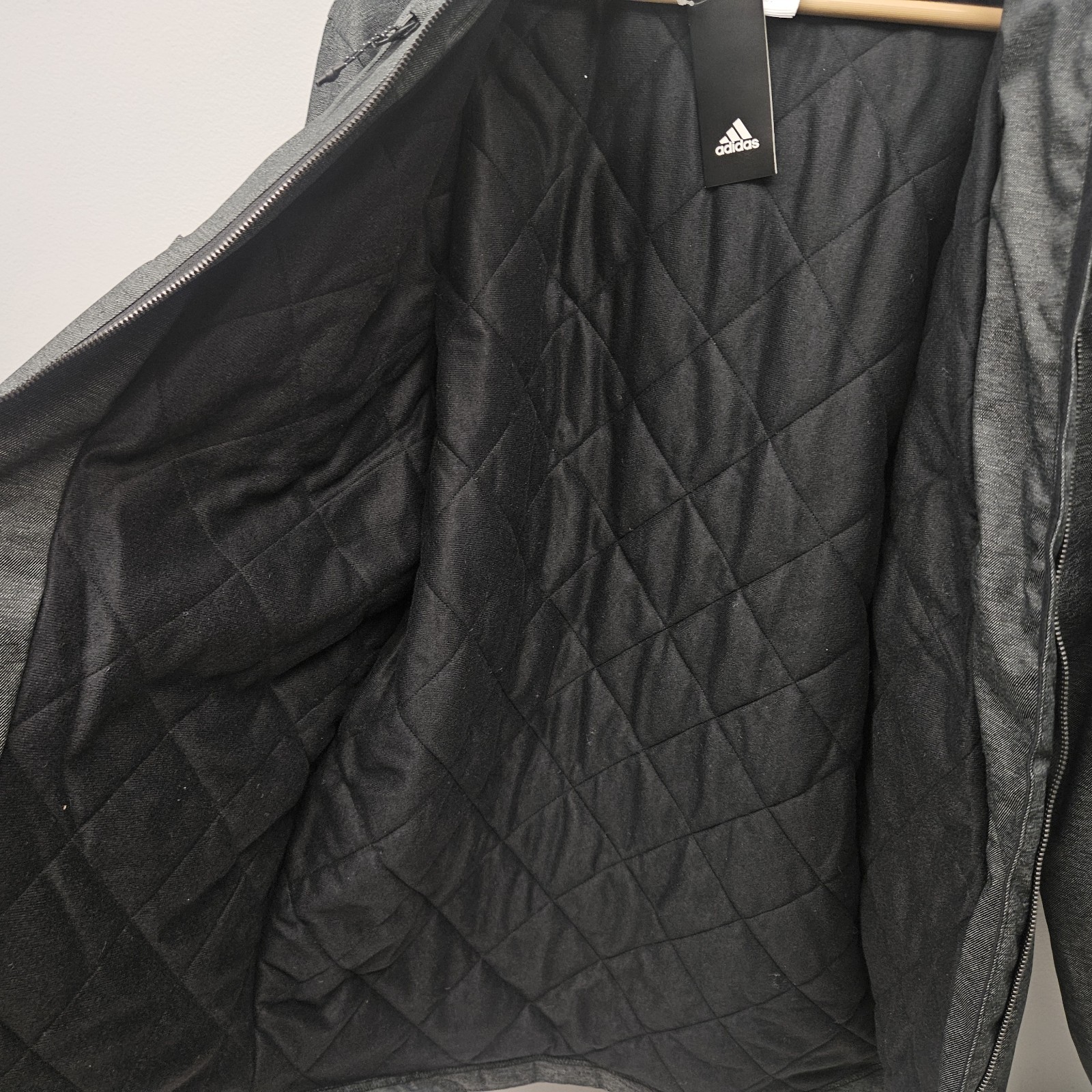 Men's Adidas Game Built Heavyweight Athletic Grey Jacket / BV3956 / Extra Large