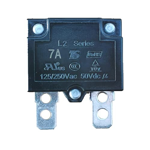 2Pcs 7A 125/250Vac 50Vdc Automatic Reset Relay Fuse Therma Switch Circuit